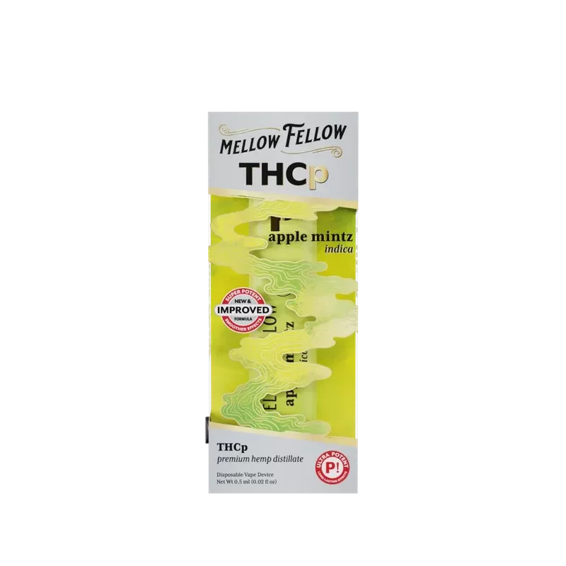 THCp 0.5g Disposable Vape – Apple Mintz (Indica)