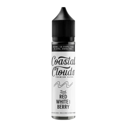 Coastal Clouds Iced Red White Berry