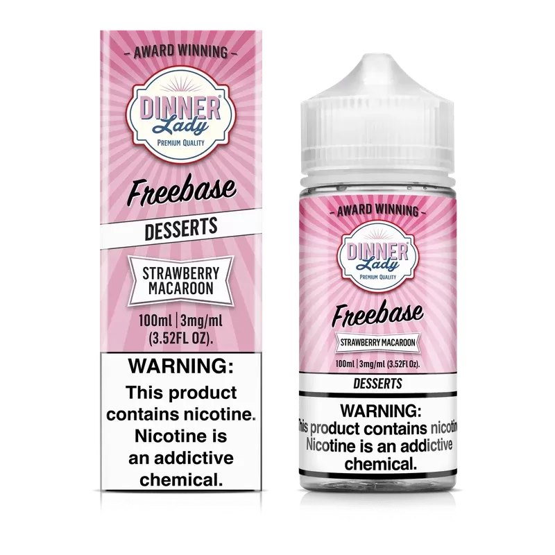 Strawberry Macaroon – Dinner Lady – 100mL