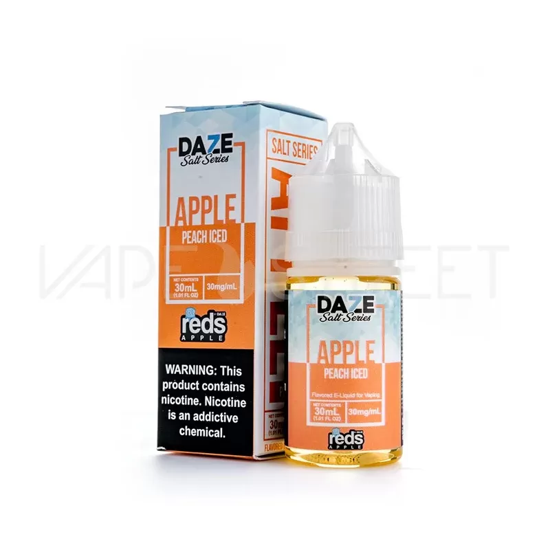 7 Daze Reds Salt Series Peach Iced (30ml)