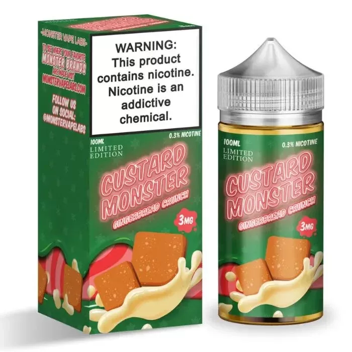 Gingerbread Crunch E-Liquid by Custard Monster
