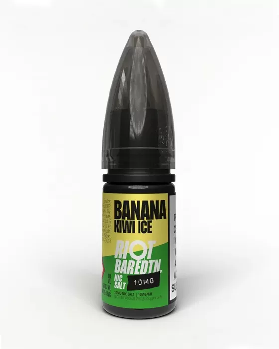 Banana Kiwi Ice Nic Salt E-Liquid – Riot Bar Edition