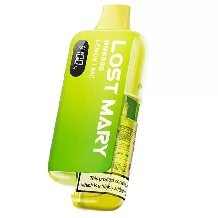 Lost Mary BM6000 Refillable Vape Kit – Lemon Lime