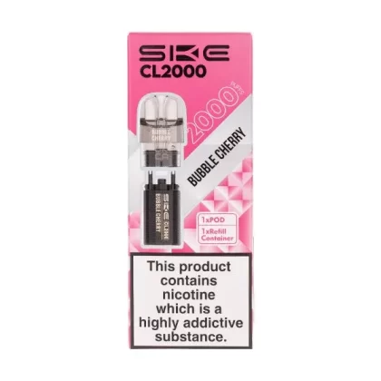 Bubble Cherry CL2000 Prefilled Pod + Refill by SKE