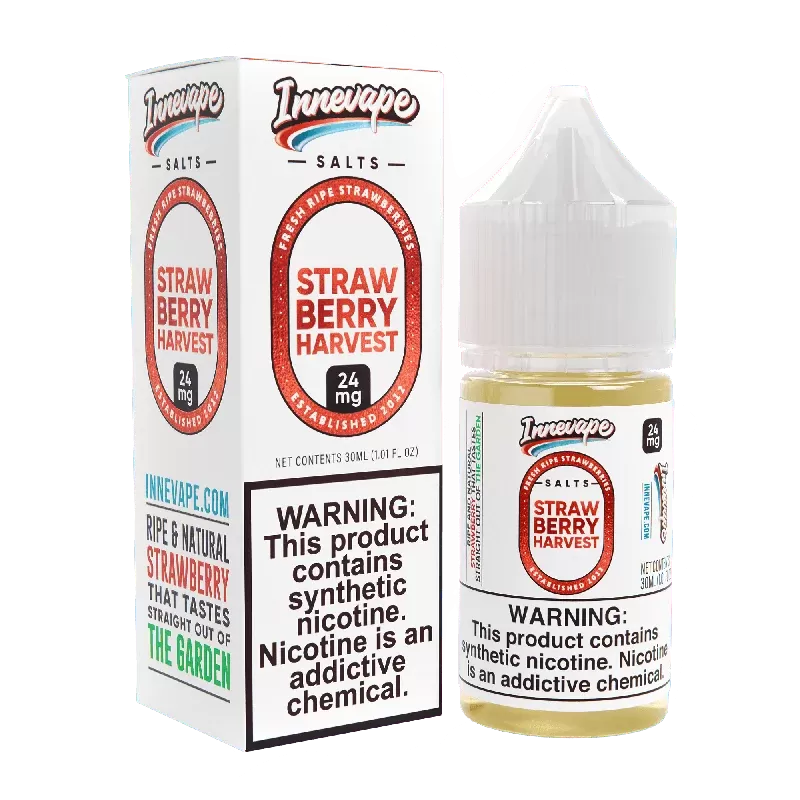 Strawberry Harvest SALT – Innevape E-Liquids – 30mL