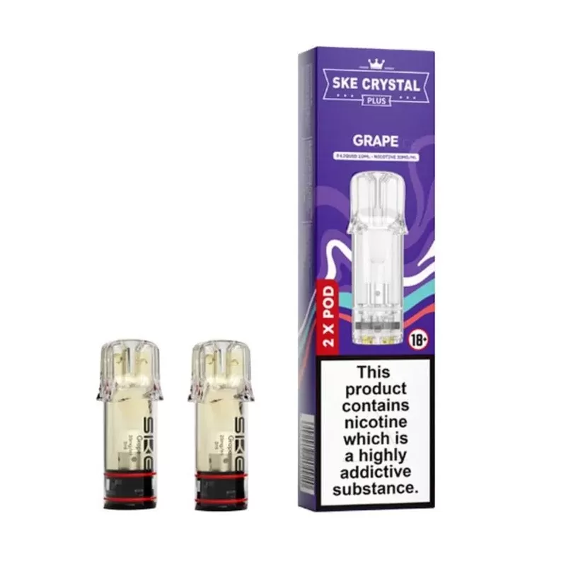 Grape Prefilled Pods by SKE Crystal Plus (2 x 2ml)