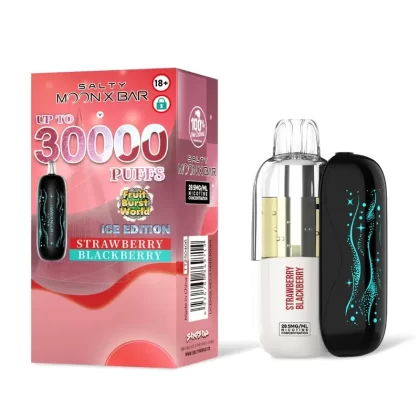 [Ice Ed.] Strawberry Blackberry -Salty MOON X Bar Pre-filled Kit 28.5mg/mL