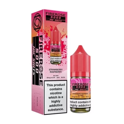 STRAWBERRY RASPBERRY – FIREROSE 5000 – 10ML NIC SALT BY ELUX LEGEND 10MG(1%) | 20MG(2%)
