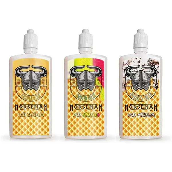 Norsemen 100ml Shortfill Flask Ice-creams 0mg (70VG/30PG)