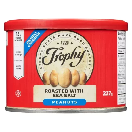 Trophy Sea Salt Roasted Peanuts – 227g