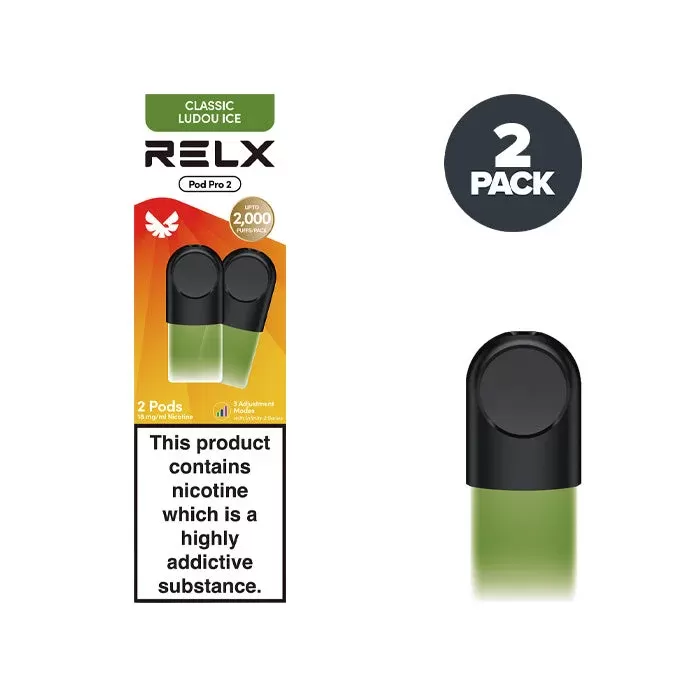 Classic Ludou Ice Tea RELX Pod Pro 2 Pre-filled Pods