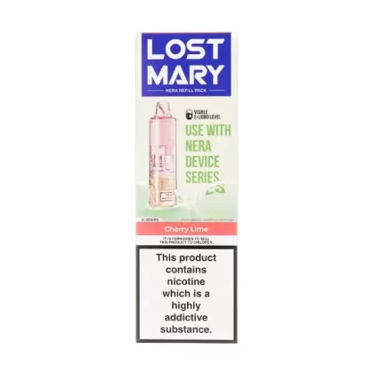Cherry Lime Nera 15k Pureview Prefilled Pod + Refill by Lost Mary