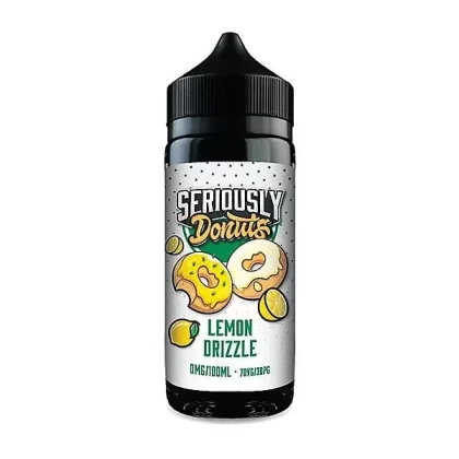 DOOZY VAPE SERIOUSLY DONUTS E LIQUID – LEMON DRIZZLE 100ML 70/30
