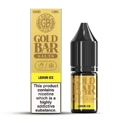Lemon Ice Salts E-Liquid by Gold Bar