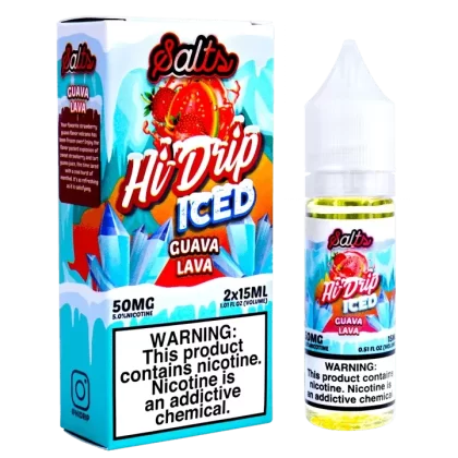 Guava Lava ICED Salt Nic by HI-DRIP Salts (30ml)