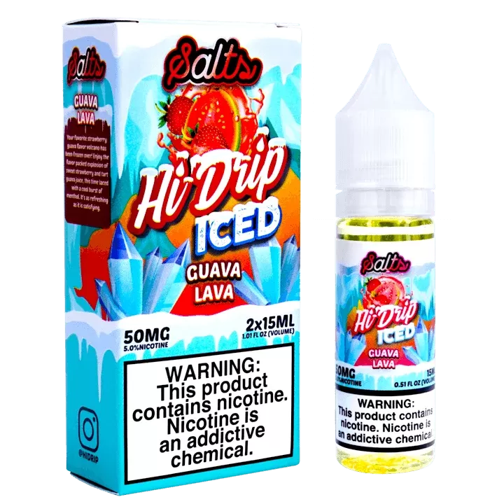 Guava Lava ICED Salt Nic by HI-DRIP Salts (30ml)