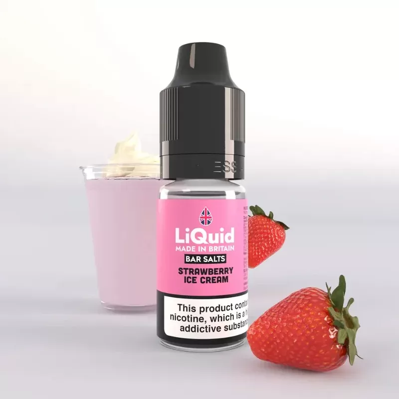 Strawberry Ice Cream – Nicotine Salt Vape Juice