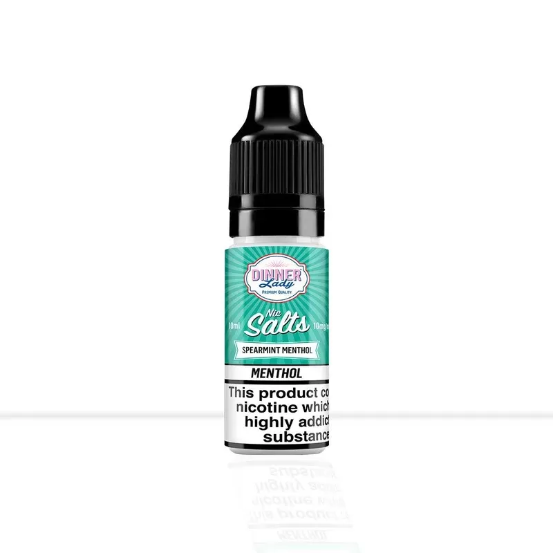 Spearmint Menthol Nic Salt E-Liquid Dinner Lady
