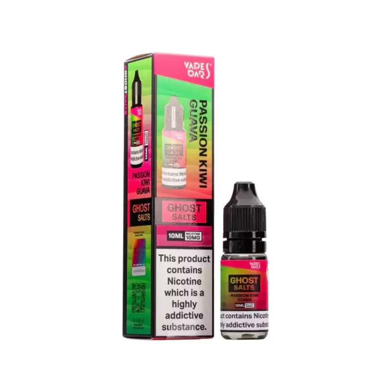 Vapes Bars Ghost Passion Kiwi Guava 10ml Nic Salt E-liquid