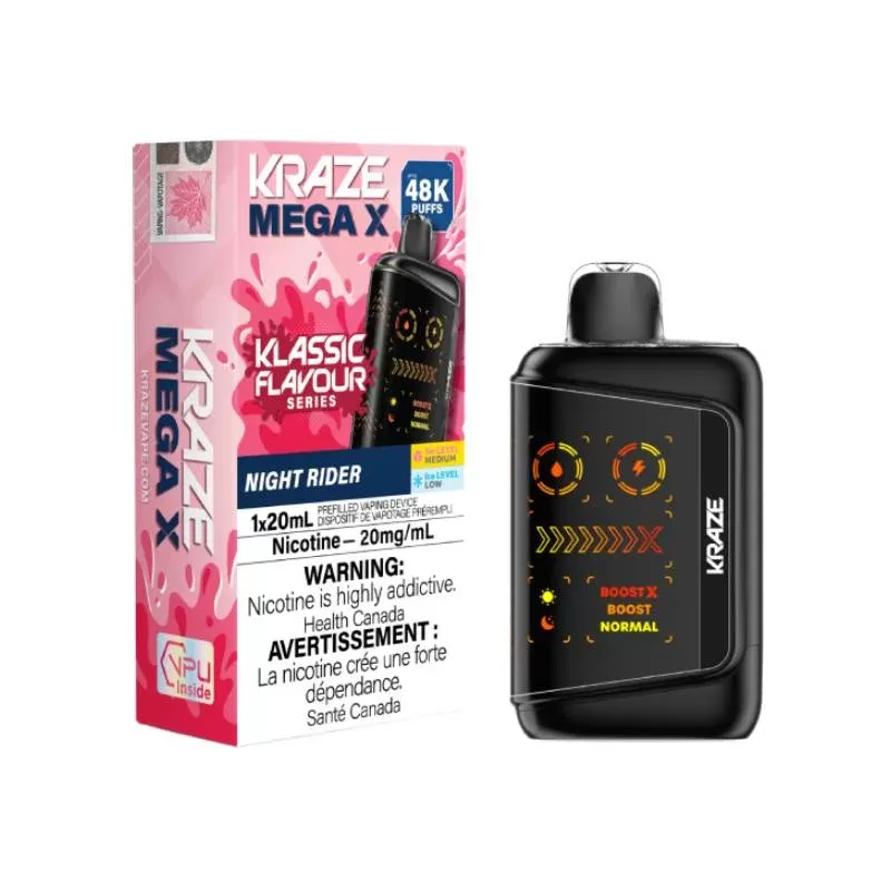 Kraze Mega X 48K – Night Rider Disposable Vape