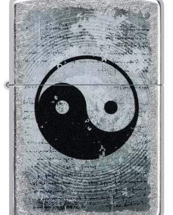 Zippo Lighter – Distressed Yin Yang