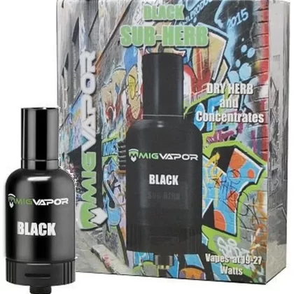 Black Sub-Herb: The Dry Herb and Dabs Tank by Mig Vapor