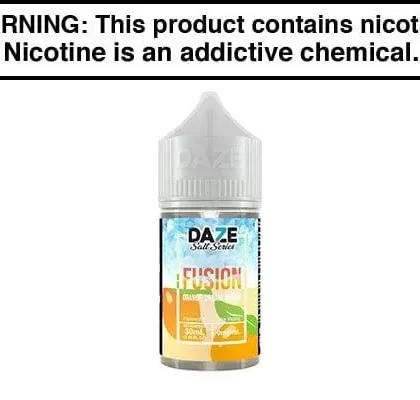 ORANGE CREAM MANGO ICED BY 7 DAZE FUSION SALT 15ML/30ML