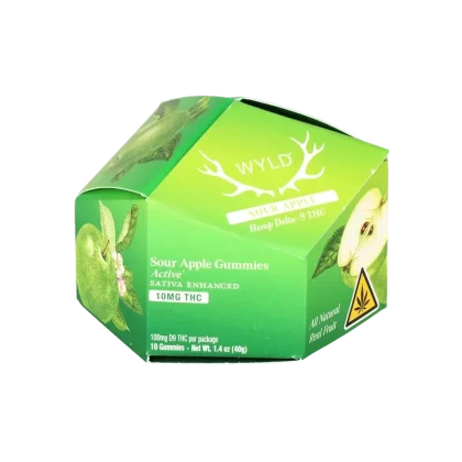 WYLD D9 Gummies | Sour Apple