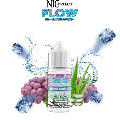 [BC/SK/NL] FLOW E-LIQUID SALT – GRAPE ALOE ICE