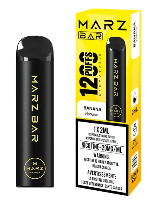 Marz Bar 1200 Puffs Disposable Vape – Banana