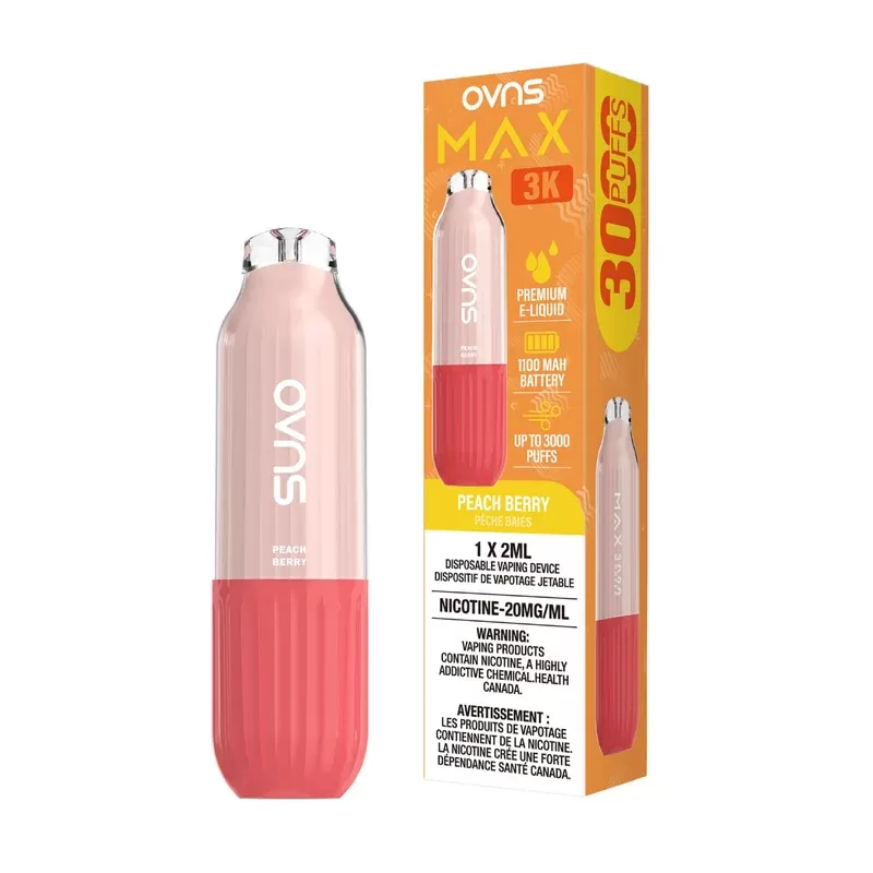 Peach Berry Ovns Max – Disposable 3K
