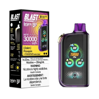 ENVI Drip’n Fasta Blast Fusion Series 30K – Pineapple + Coconut Disposable Vape