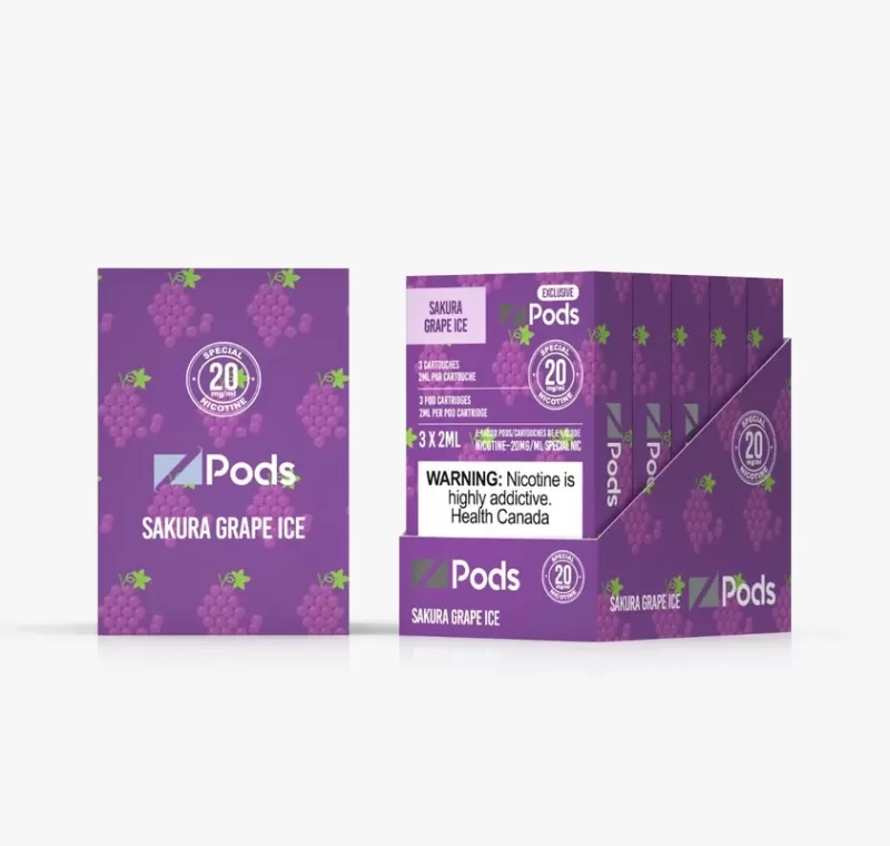 Z pods Stlth Compatible – Sakura Grape Ice