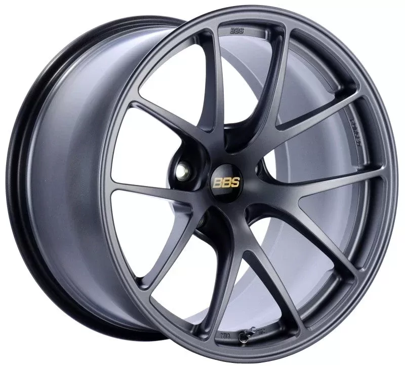 BBS RI-A 18×9.5 5×120 ET40 Matte Graphite Wheel -82mm PFS/Clip Required
