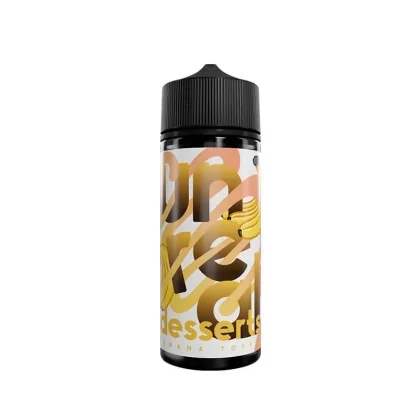 Unreal Desserts Banana Toffee 100ml Shortfill E-Liquid