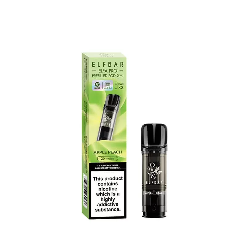 Elf Bar Elfa Pro Apple Peach Prefilled Pod 20mg – 2 Pack