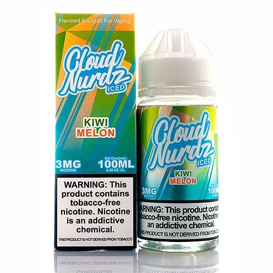 Kiwi Melon Iced – Cloud Nurdz E-Juice (100 ml)
