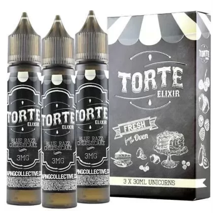 Torte Elixir – Blue Razz Cheesecake