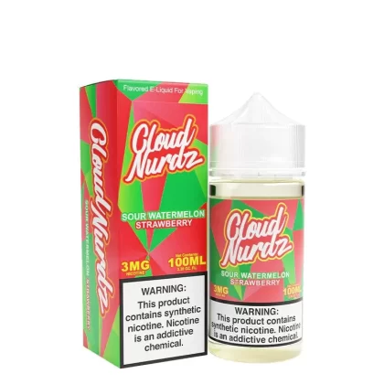 Sour Watermelon Strawberry TFN Cloud Nurdz 100ml