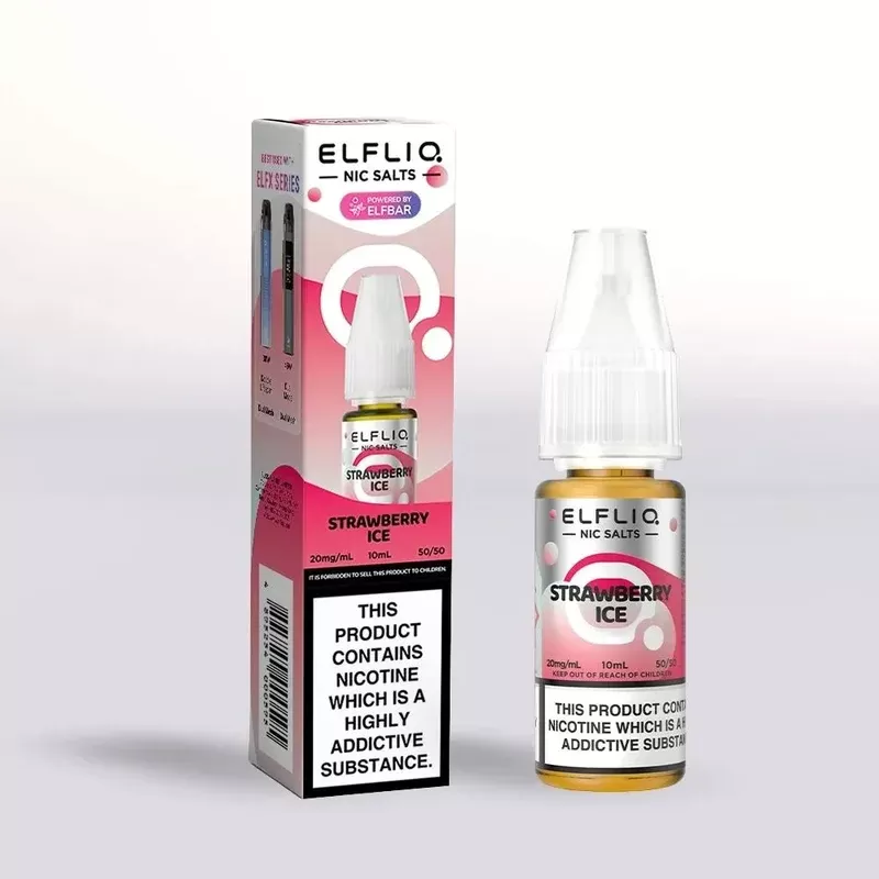 Elf Bar ElfLiq Strawberry Ice Nic Salt E-Liquid