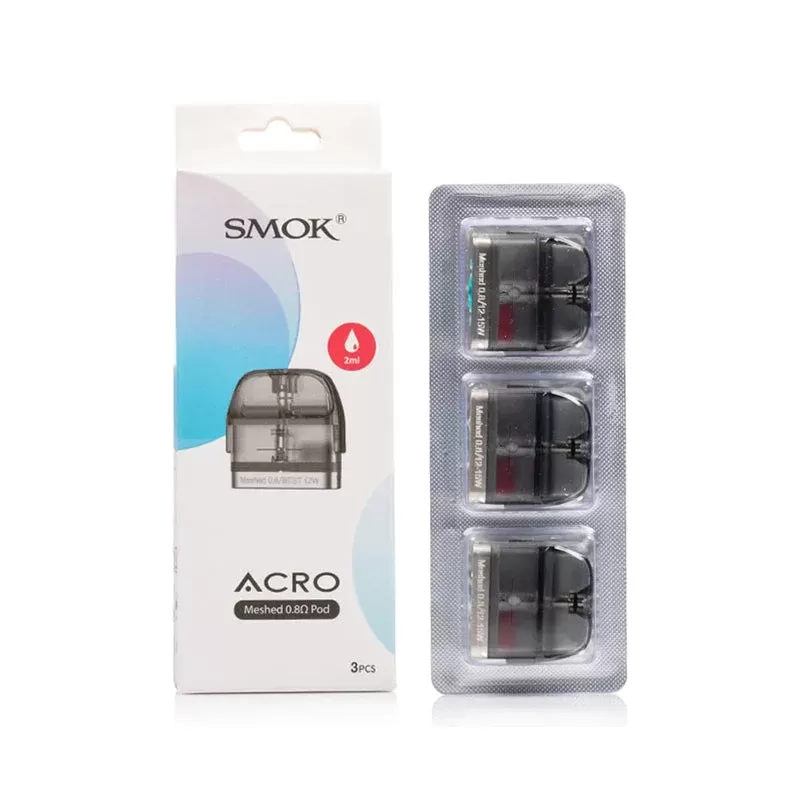 SMOK ACRO MESHED 0.8 POD 3CT