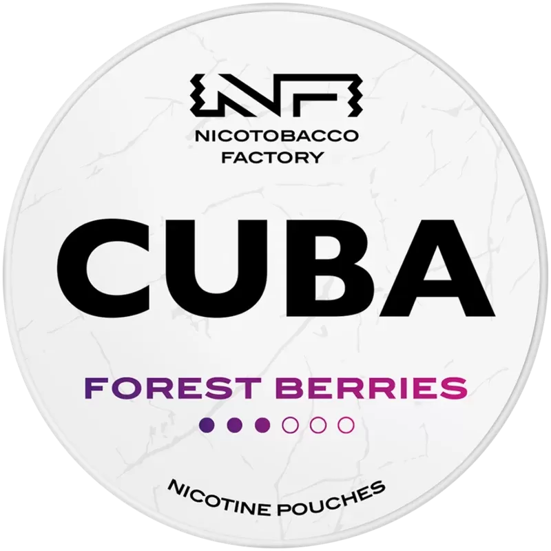 Cuba White Line Forest Berries Nicotine Pouches 10mg (5 Pack)