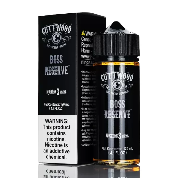 Cuttwood Classic E-Liquid – Boss Reserve – 120ml
