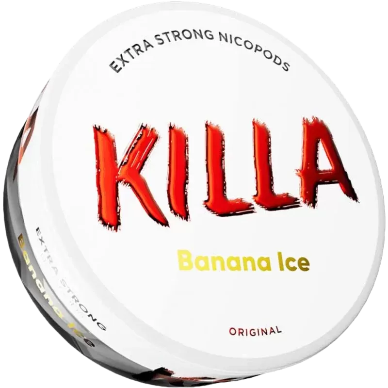 Killa Banana Ice 13.2mg Nicotine Pouches (5 Pack)
