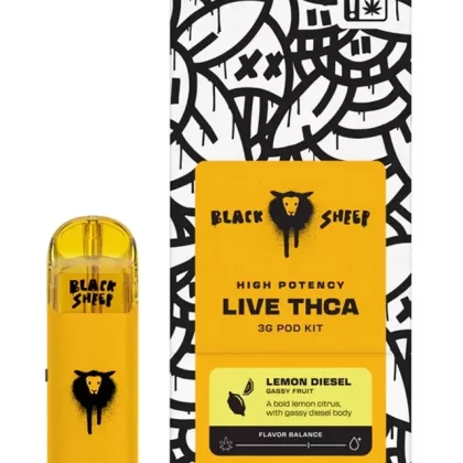 Black Sheep THCA Quad Blend Pod Kit – Lemon Diesel