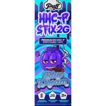 Puff Xtrax 2g HHCP Stix Disposable Vape – Blue Dream