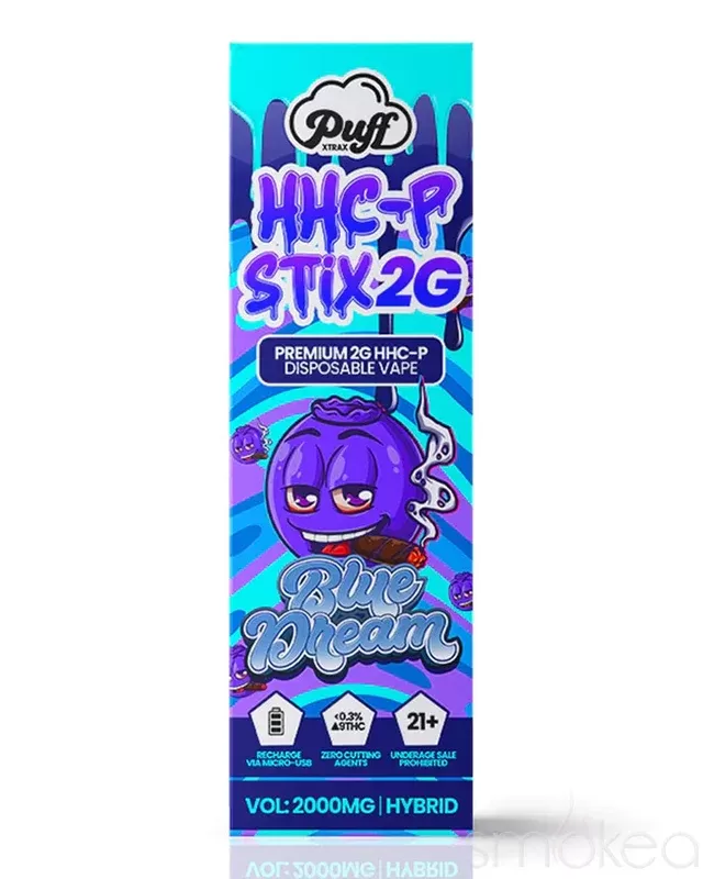 Puff Xtrax 2g HHCP Stix Disposable Vape – Blue Dream