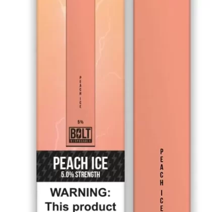 Bolt Disposable Pod System Peach Ice