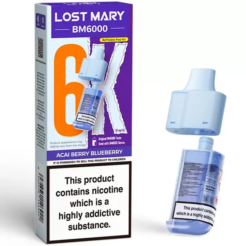 Lost Mary BM6000 Prefilled Pods + Refill Container