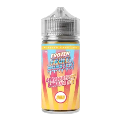 Strawberry Banana Ice Frozen Fruit Monster eJuice Nicotine Free 100ml